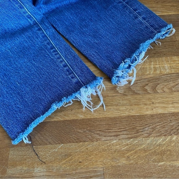 Levi’s Women Wedgie Cropped High Waisted Jeans Blue Denim Size 30 - Picture 9 of 16